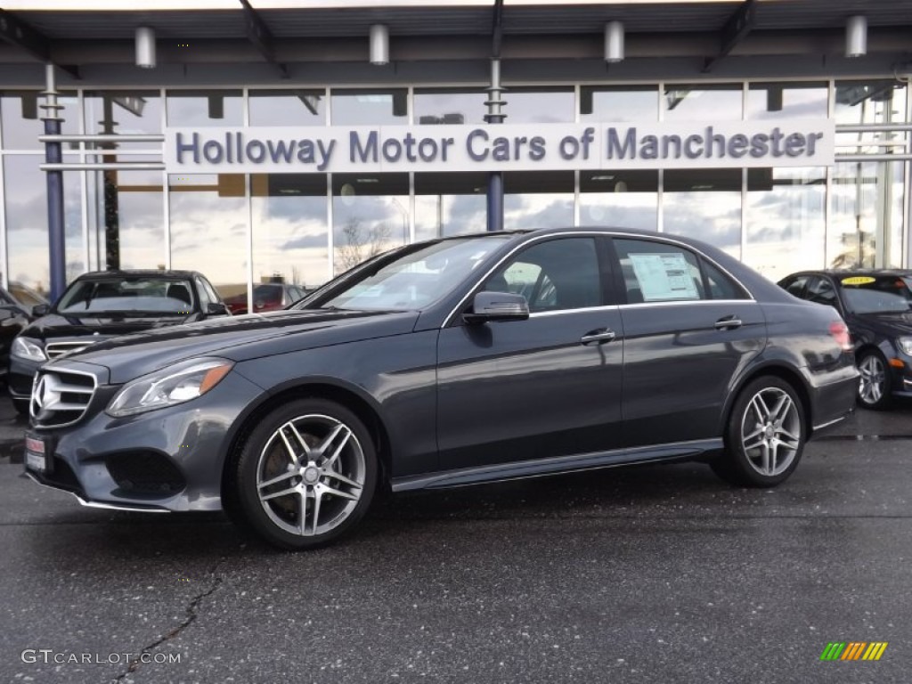 2014 E 350 4Matic Sport Sedan - Steel Gray Metallic / Black photo #1