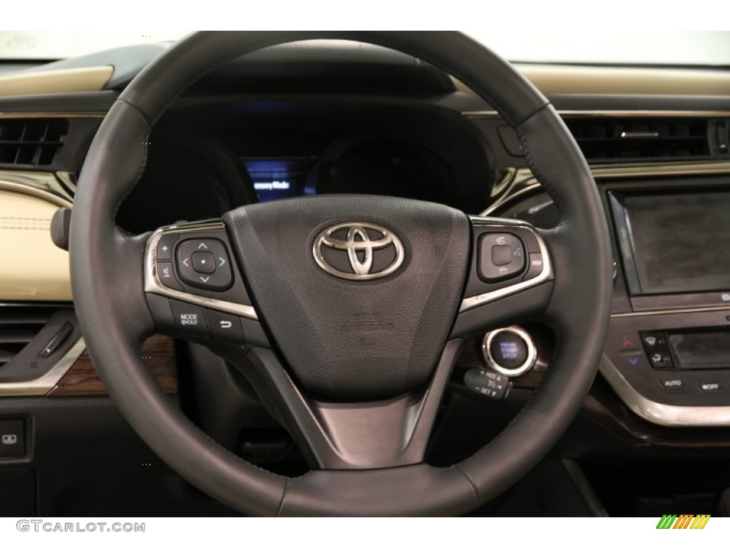 2013 Toyota Avalon Limited Almond Steering Wheel Photo #89328860