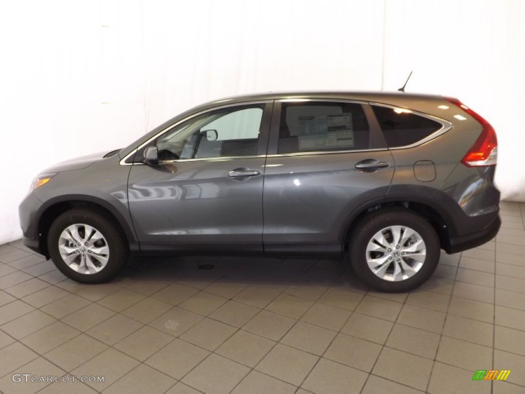 2014 CR-V EX - Polished Metal Metallic / Gray photo #8