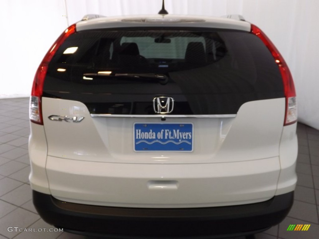 2014 CR-V EX-L - White Diamond Pearl / Beige photo #7
