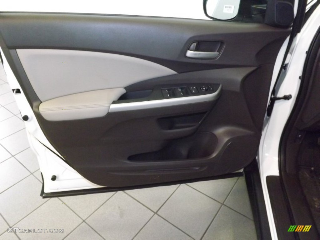 2014 CR-V EX-L - White Diamond Pearl / Beige photo #9