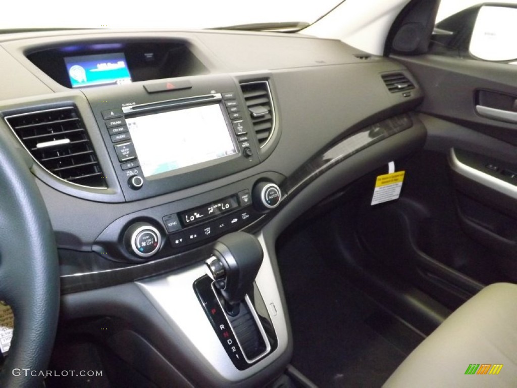 2014 CR-V EX-L - White Diamond Pearl / Beige photo #12