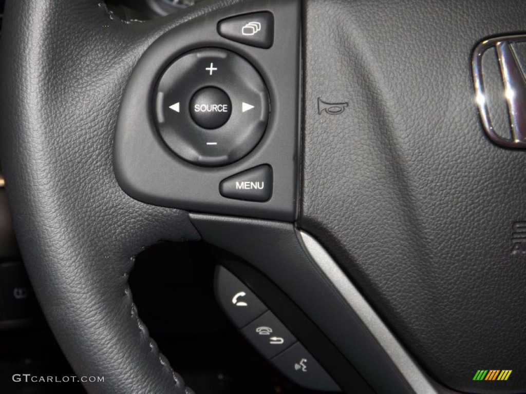 2014 CR-V EX-L - White Diamond Pearl / Beige photo #22