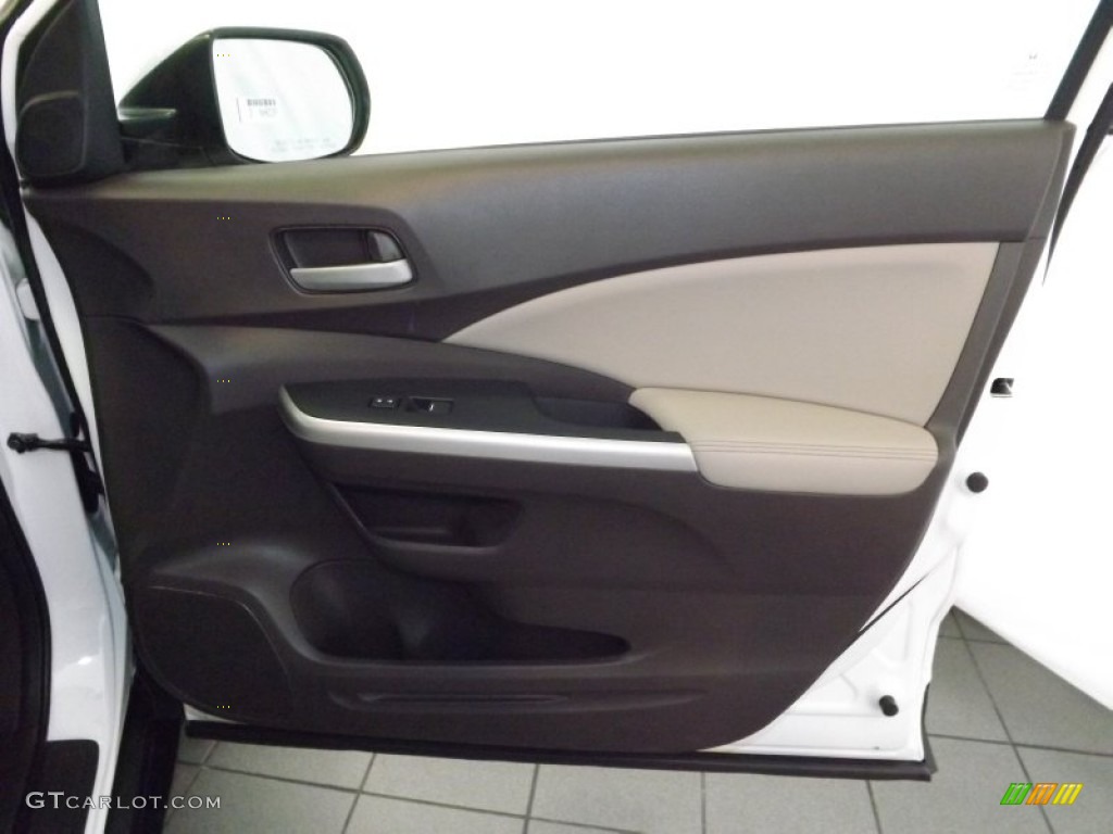 2014 CR-V EX-L - White Diamond Pearl / Beige photo #30