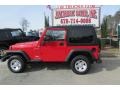 2006 Flame Red Jeep Wrangler Sport 4x4 Right Hand Drive  photo #4