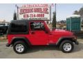 2006 Flame Red Jeep Wrangler Sport 4x4 Right Hand Drive  photo #10