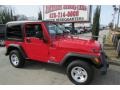 2006 Flame Red Jeep Wrangler Sport 4x4 Right Hand Drive  photo #11