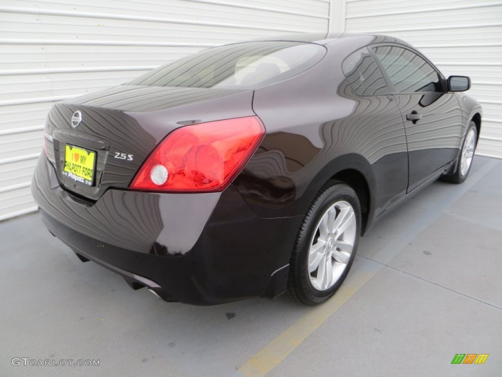 2012 Altima 2.5 S Coupe - Crimson Black / Charcoal photo #4