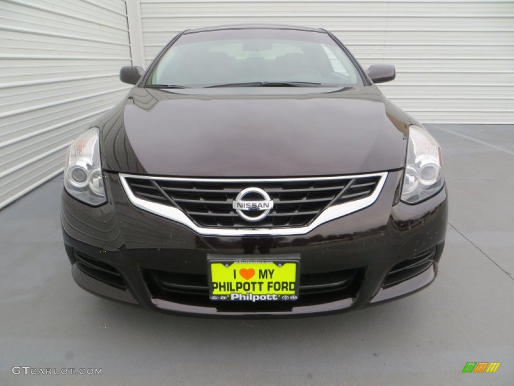 2012 Altima 2.5 S Coupe - Crimson Black / Charcoal photo #8