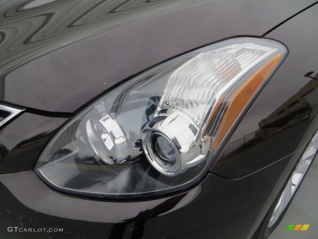 2012 Altima 2.5 S Coupe - Crimson Black / Charcoal photo #9
