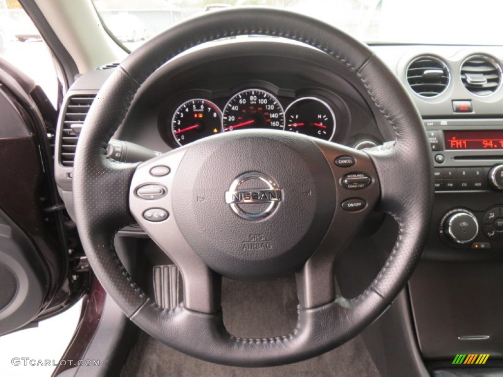 2012 Altima 2.5 S Coupe - Crimson Black / Charcoal photo #34