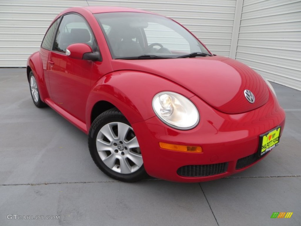 2009 New Beetle 2.5 Coupe - Salsa Red / Black photo #1