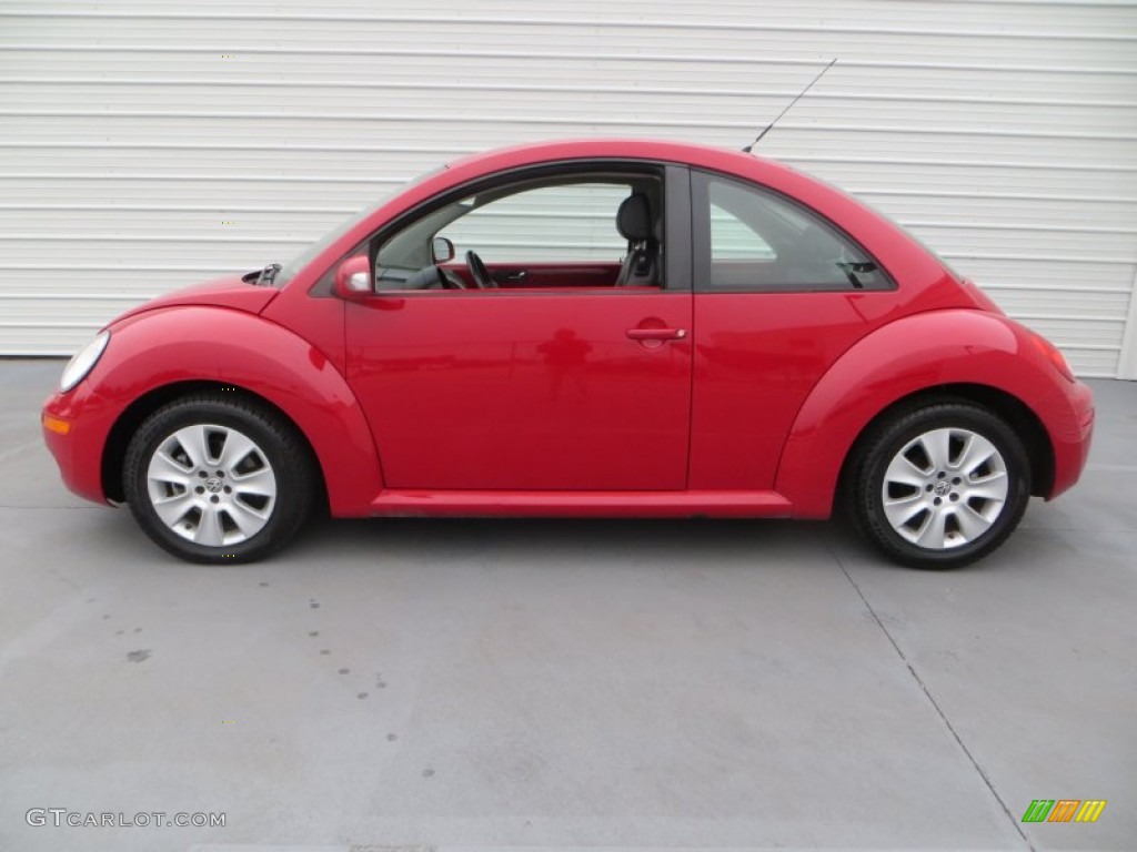 2009 New Beetle 2.5 Coupe - Salsa Red / Black photo #5