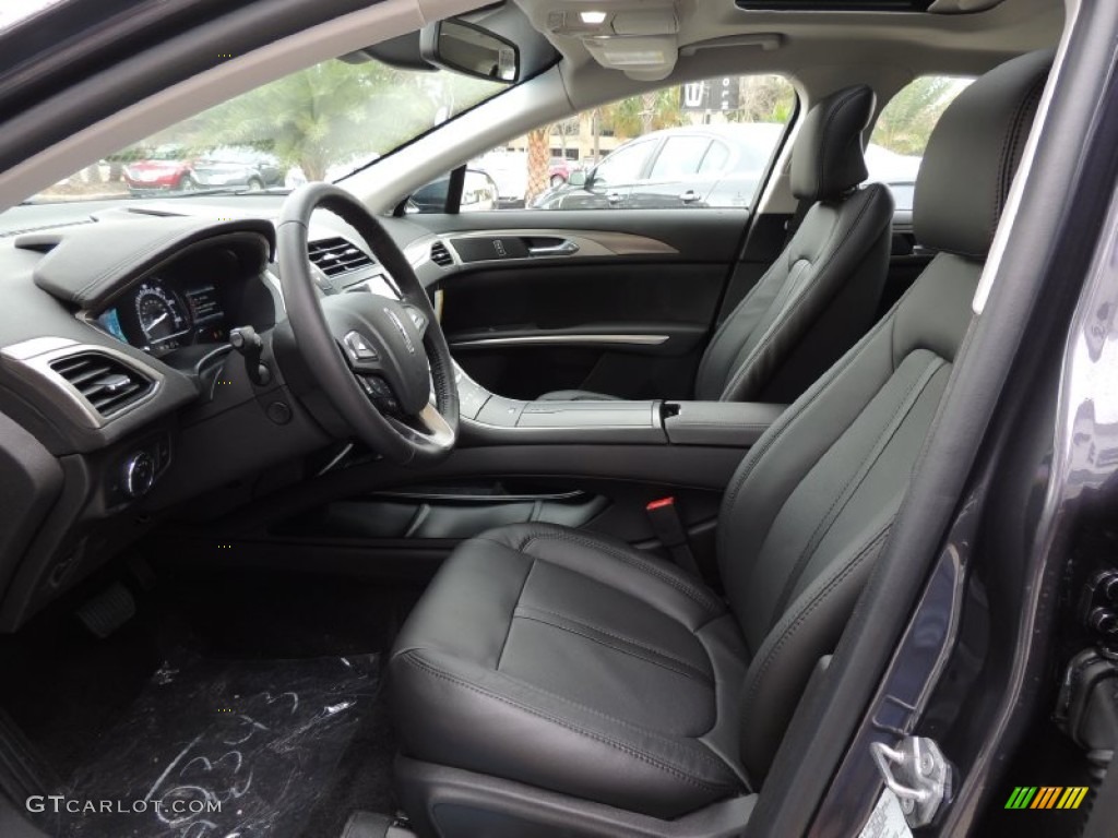 Charcoal Black Interior 2014 Lincoln MKZ Hybrid Photo #89332868
