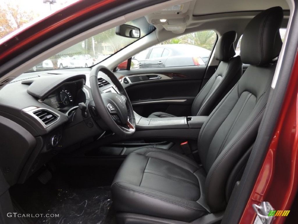 Charcoal Black Interior 2014 Lincoln MKZ FWD Photo #89333054