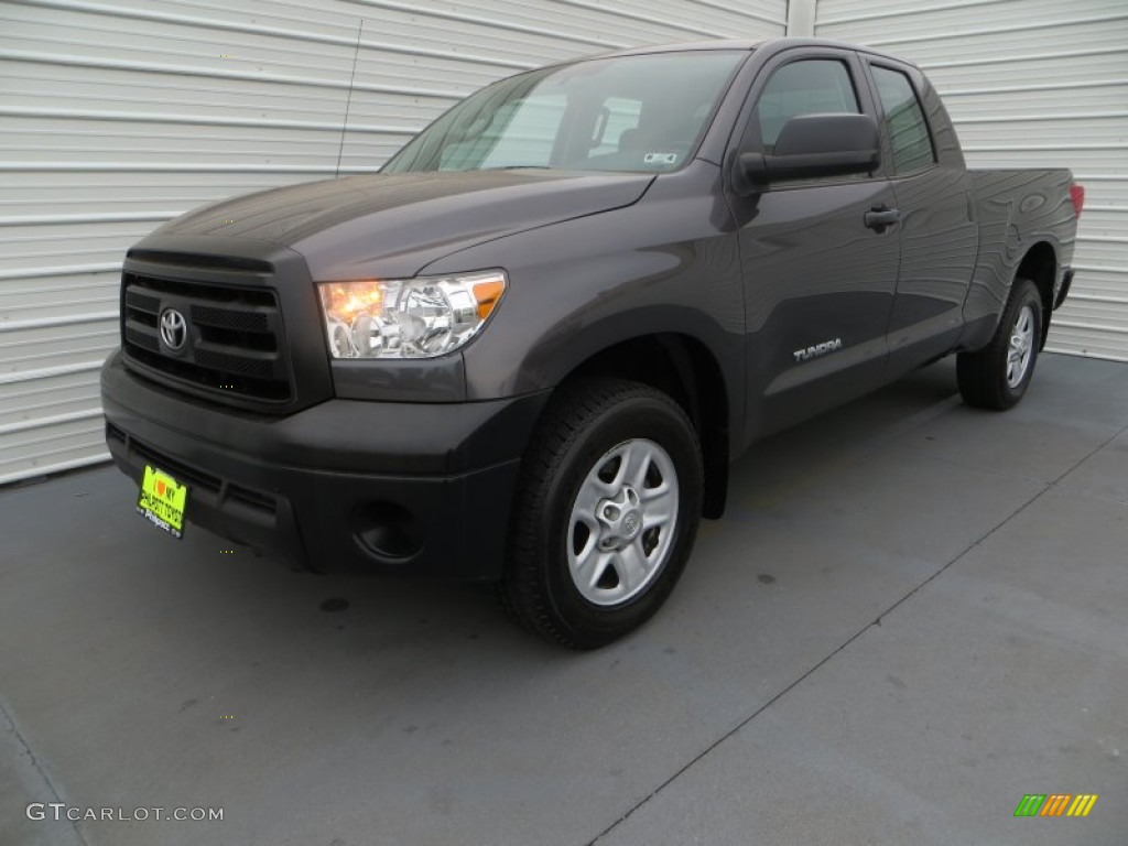 2012 Tundra Double Cab - Magnetic Gray Metallic / Graphite photo #7