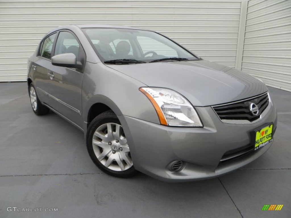 2012 Sentra 2.0 S - Magnetic Gray Metallic / Charcoal photo #1