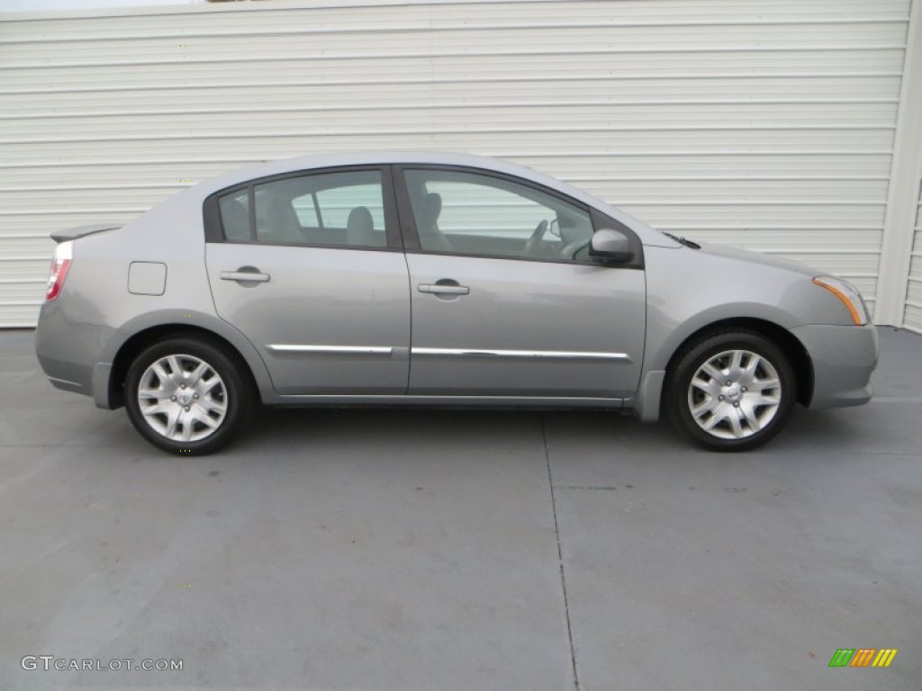 2012 Sentra 2.0 S - Magnetic Gray Metallic / Charcoal photo #2