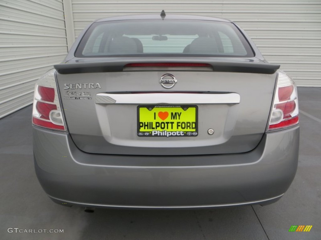 2012 Sentra 2.0 S - Magnetic Gray Metallic / Charcoal photo #4