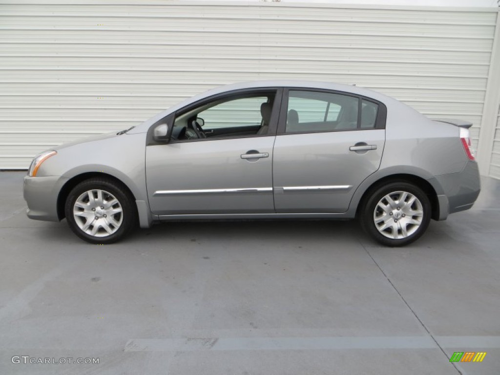 2012 Sentra 2.0 S - Magnetic Gray Metallic / Charcoal photo #5