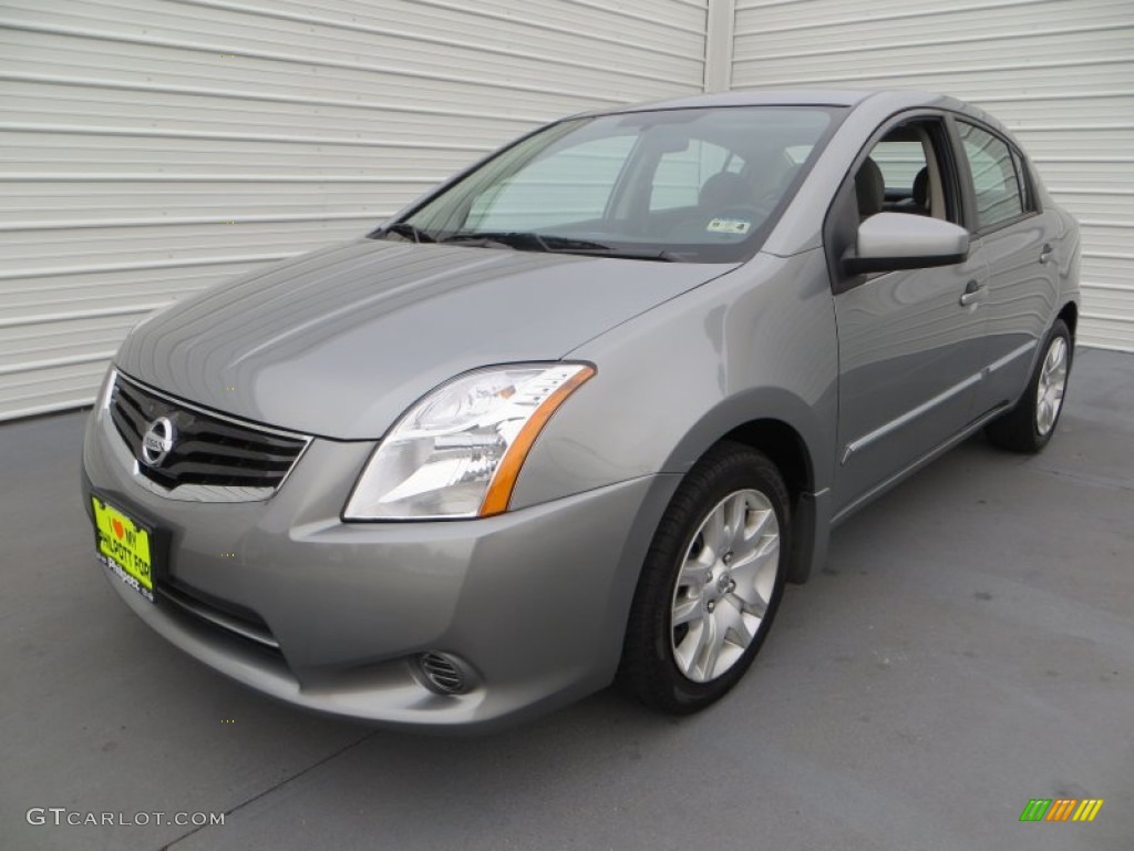 2012 Sentra 2.0 S - Magnetic Gray Metallic / Charcoal photo #6