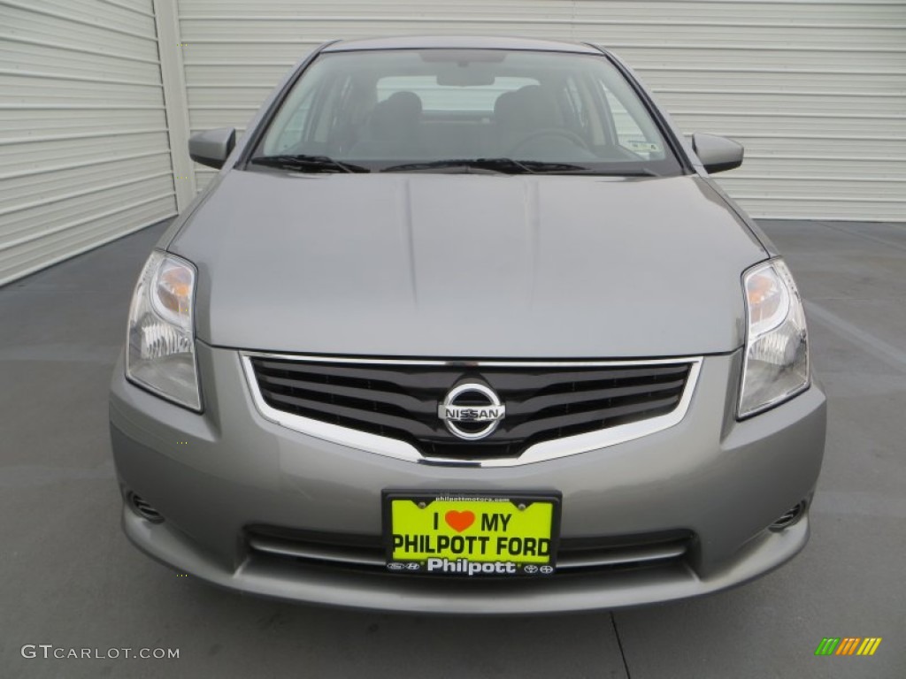 2012 Sentra 2.0 S - Magnetic Gray Metallic / Charcoal photo #7