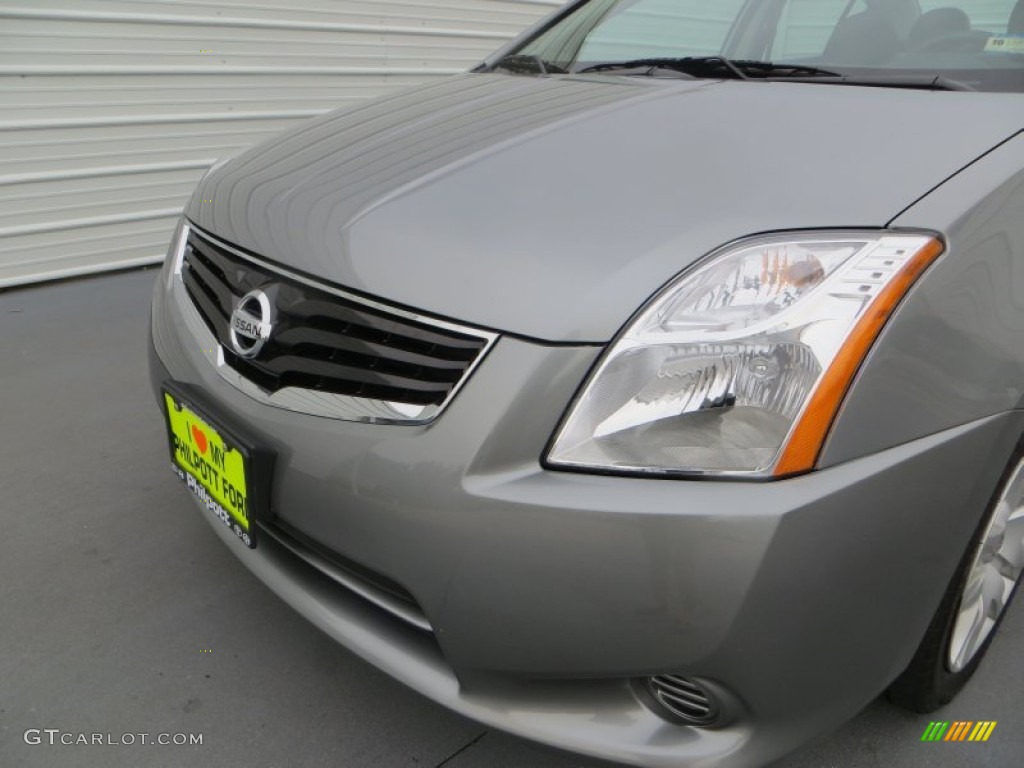 2012 Sentra 2.0 S - Magnetic Gray Metallic / Charcoal photo #9