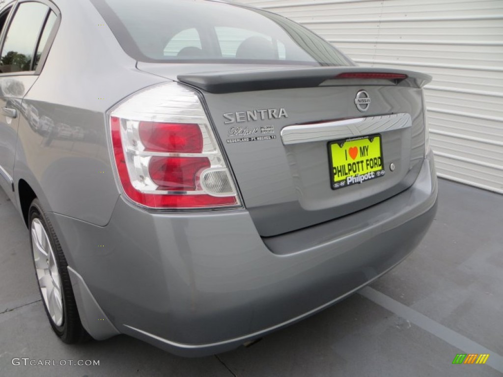 2012 Sentra 2.0 S - Magnetic Gray Metallic / Charcoal photo #18