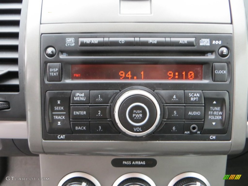 2012 Sentra 2.0 S - Magnetic Gray Metallic / Charcoal photo #35