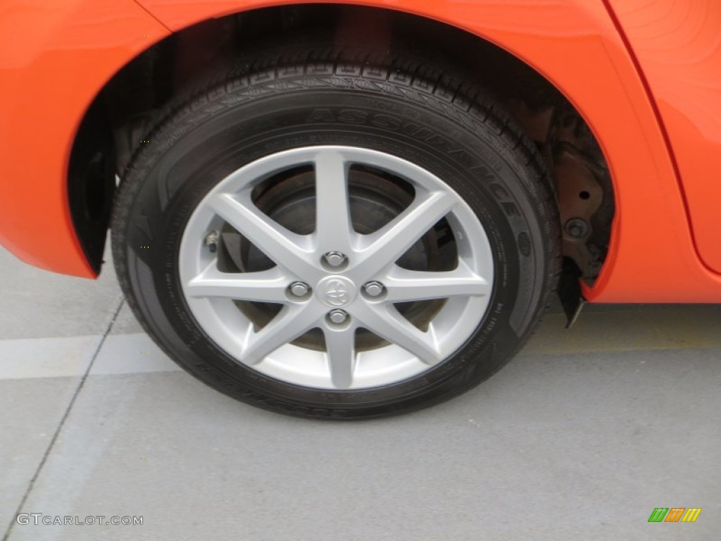 2012 Prius c Hybrid Three - Habanero / Light Blue Gray/Black photo #12
