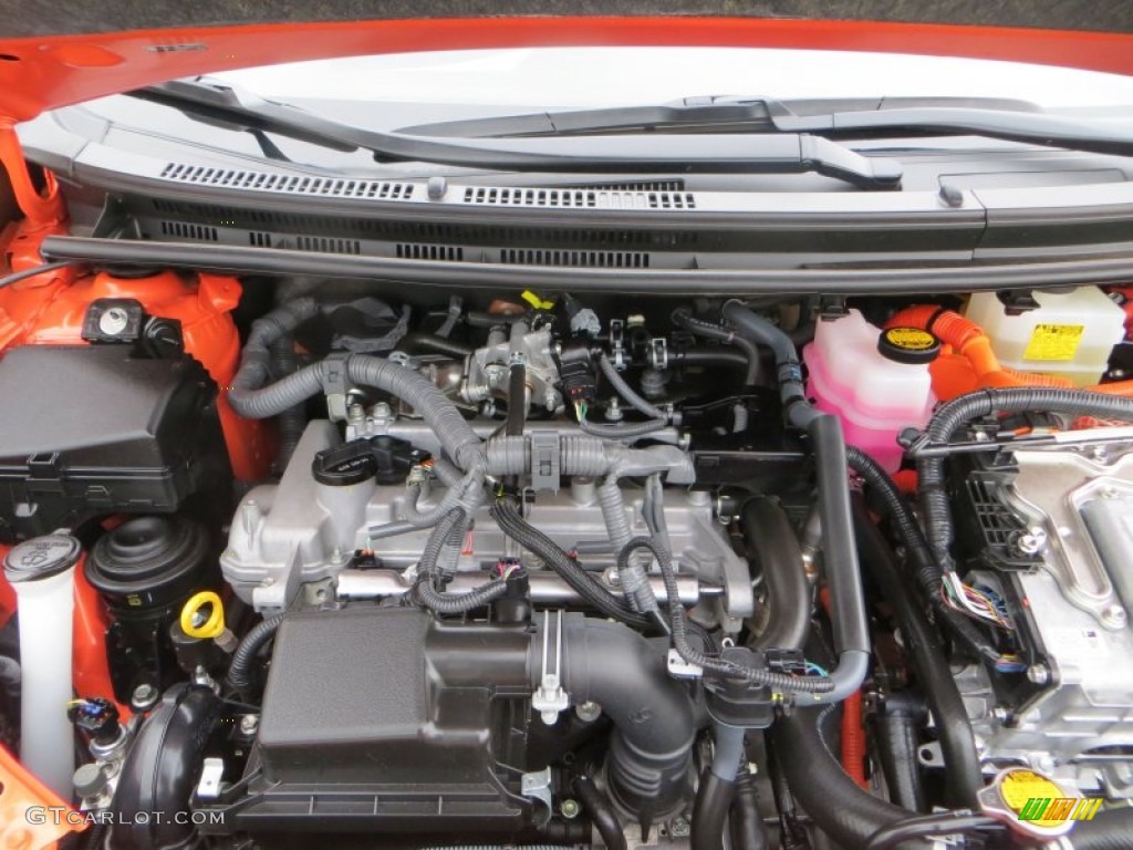 2012 Prius c Hybrid Three - Habanero / Light Blue Gray/Black photo #22