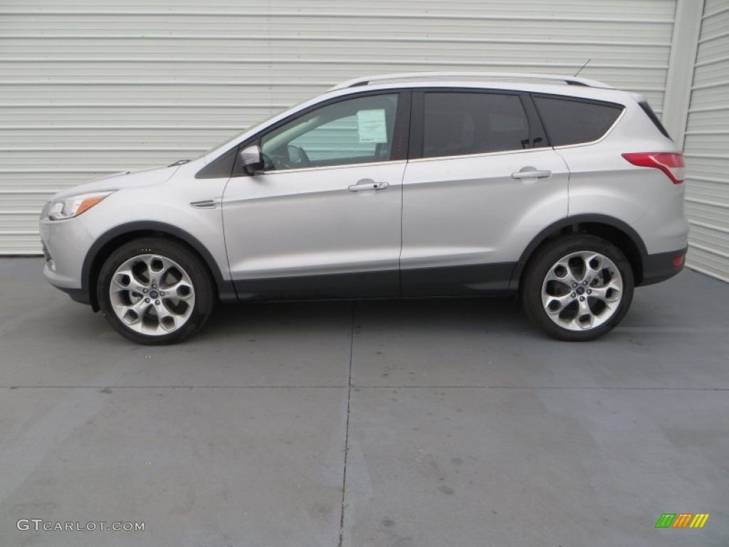 2014 Escape Titanium 1.6L EcoBoost - Ingot Silver / Charcoal Black photo #6