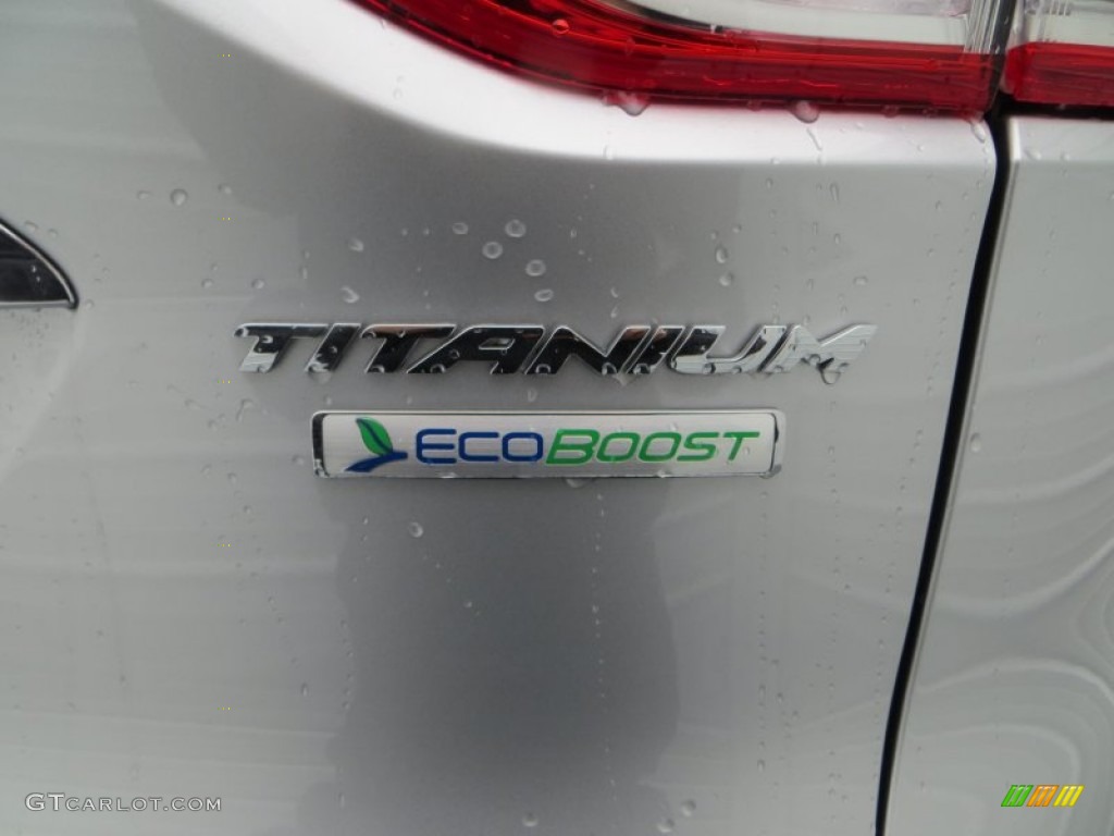 2014 Escape Titanium 1.6L EcoBoost - Ingot Silver / Charcoal Black photo #15