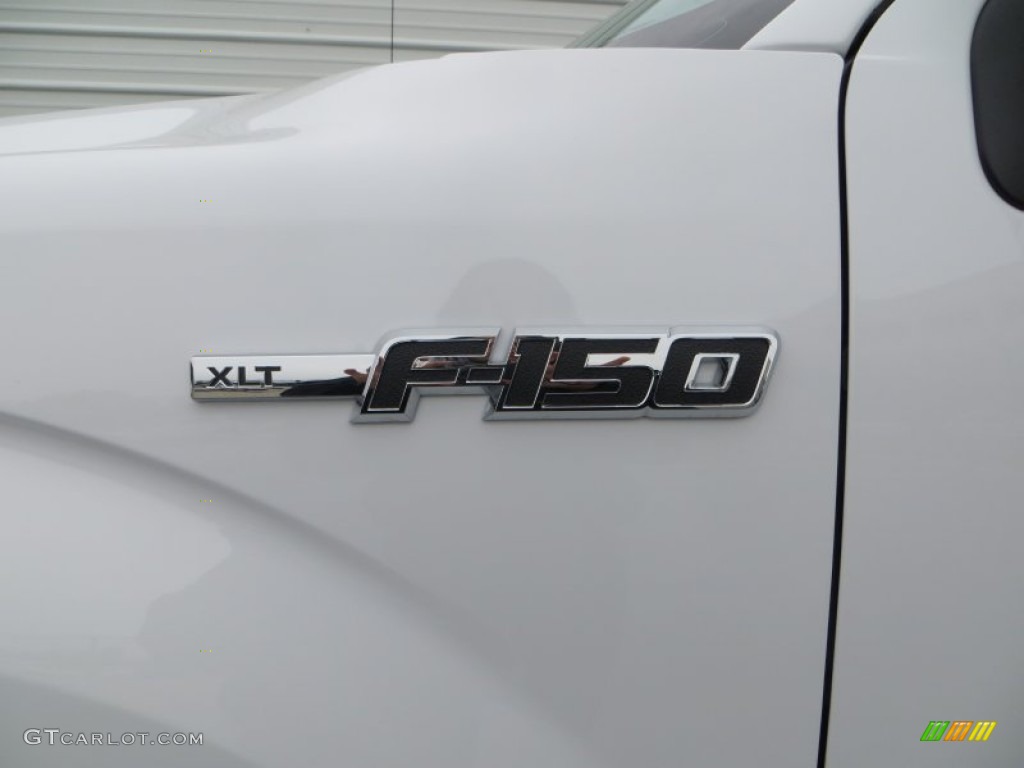 2014 F150 XLT SuperCrew - Oxford White / Steel Grey photo #13