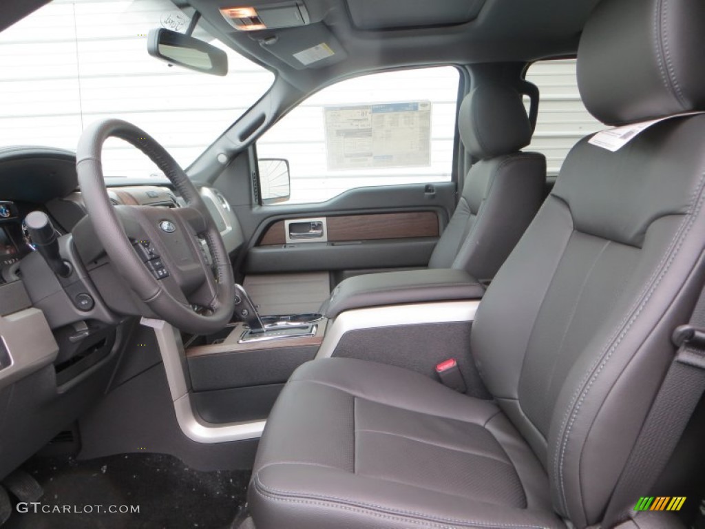 2014 Ford F150 Lariat SuperCrew 4x4 Front Seat Photo #89334953