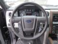 Black 2014 Ford F150 Lariat SuperCrew 4x4 Steering Wheel