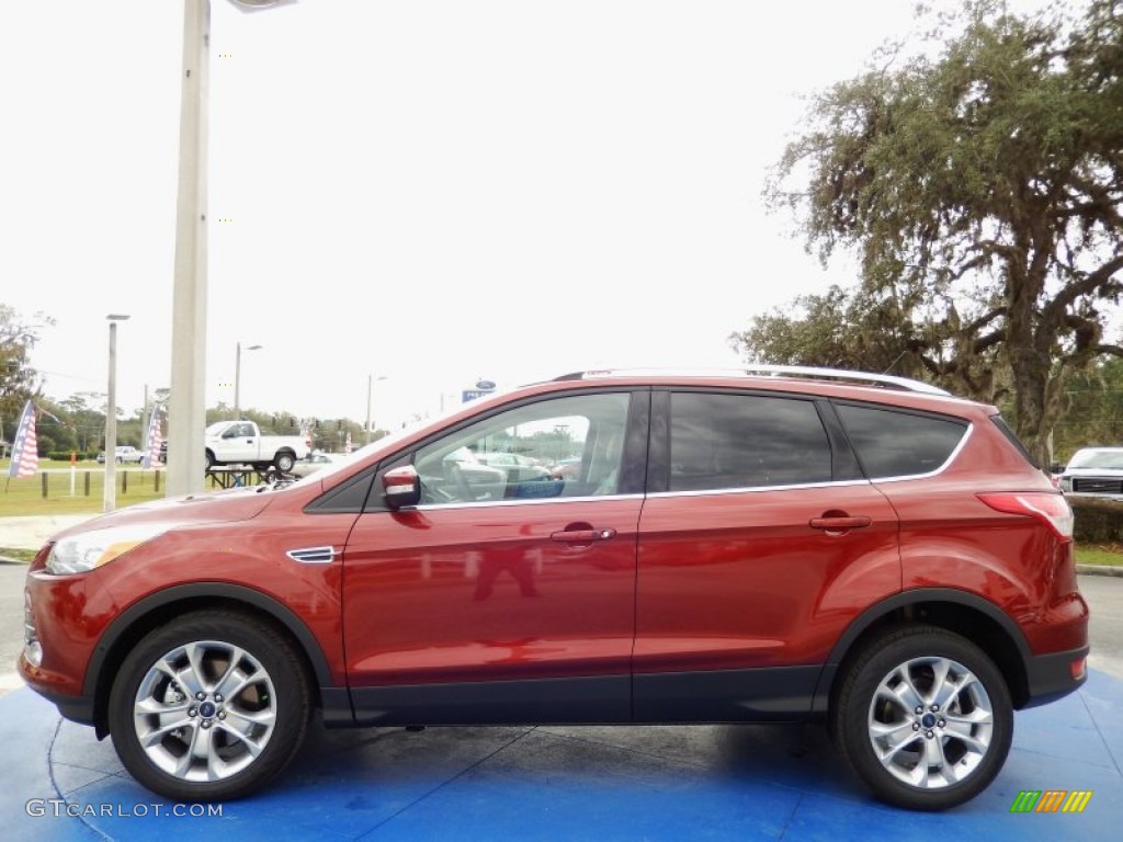 2014 Escape Titanium 2.0L EcoBoost - Sunset / Medium Light Stone photo #2