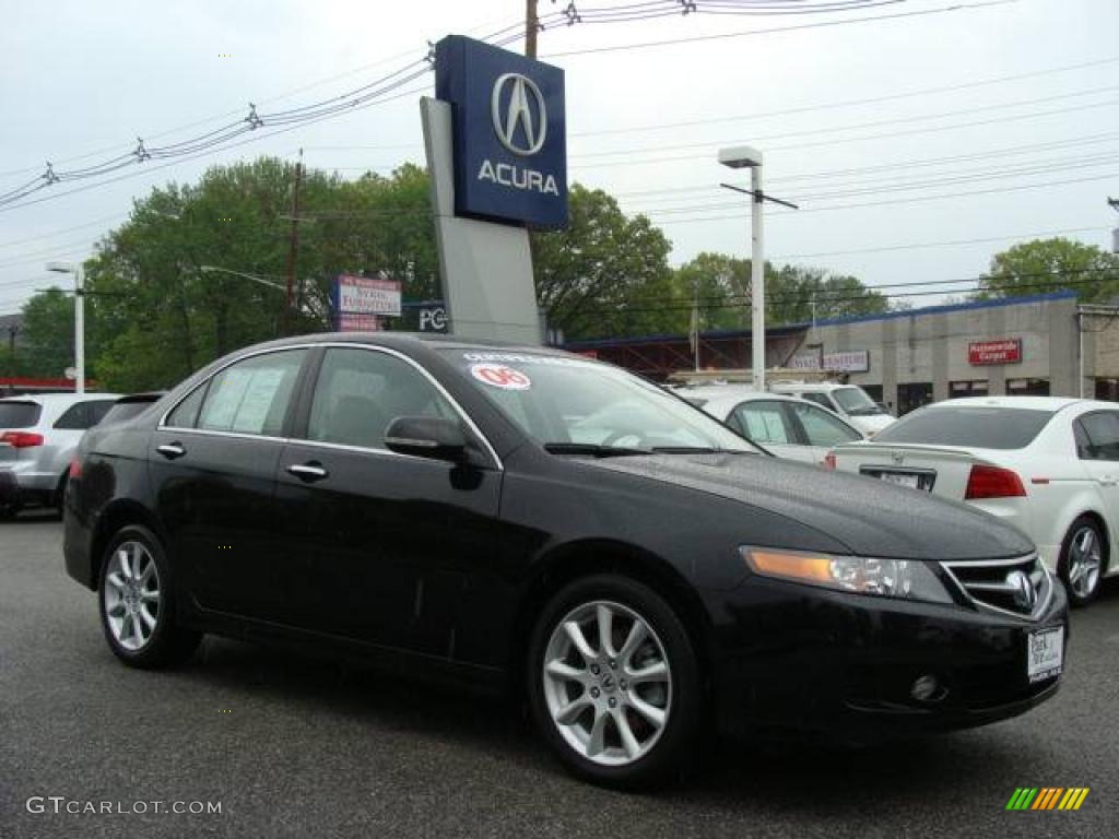 2006 TSX Sedan - Nighthawk Black Pearl / Ebony Black photo #1