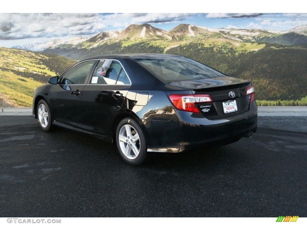 2014 Camry SE - Attitude Black Metallic / Black/Ash photo #3