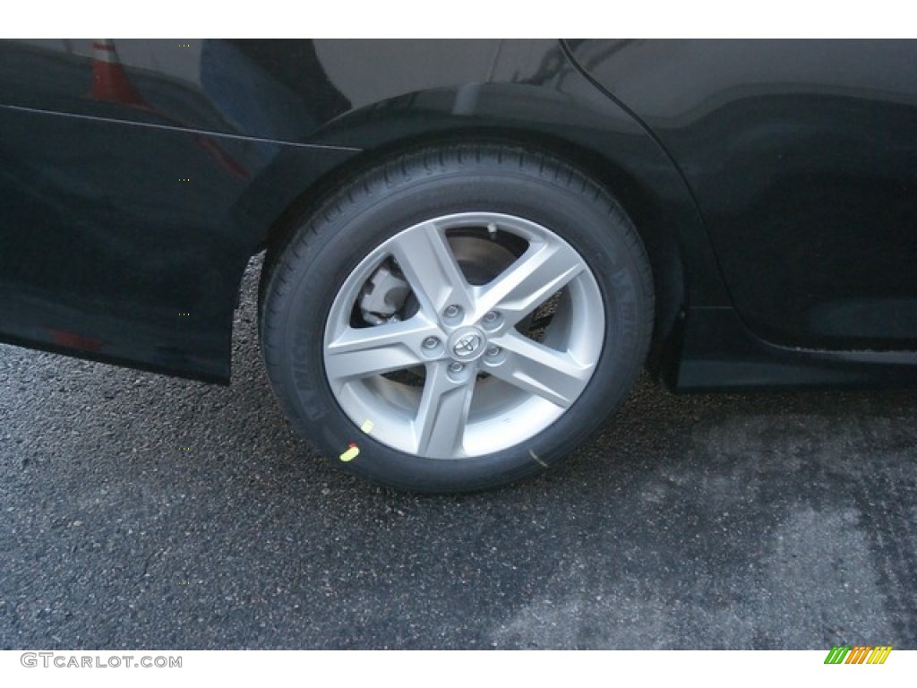 2014 Camry SE - Attitude Black Metallic / Black/Ash photo #9