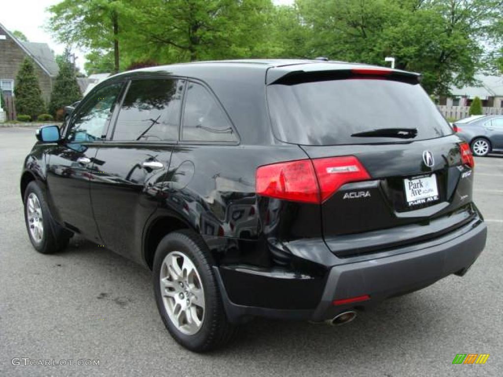 2008 MDX Technology - Formal Black / Ebony photo #4