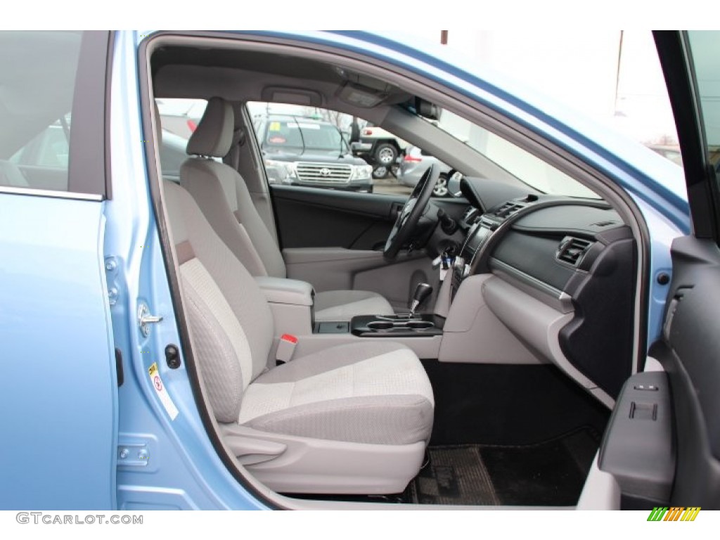 2013 Camry LE - Clearwater Blue Metallic / Ash photo #8