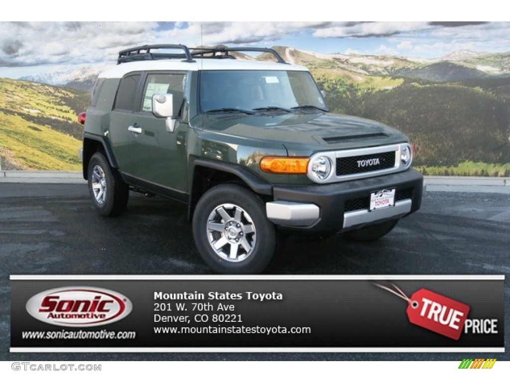 2014 FJ Cruiser 4WD - Army Green / Dark Charcoal photo #1