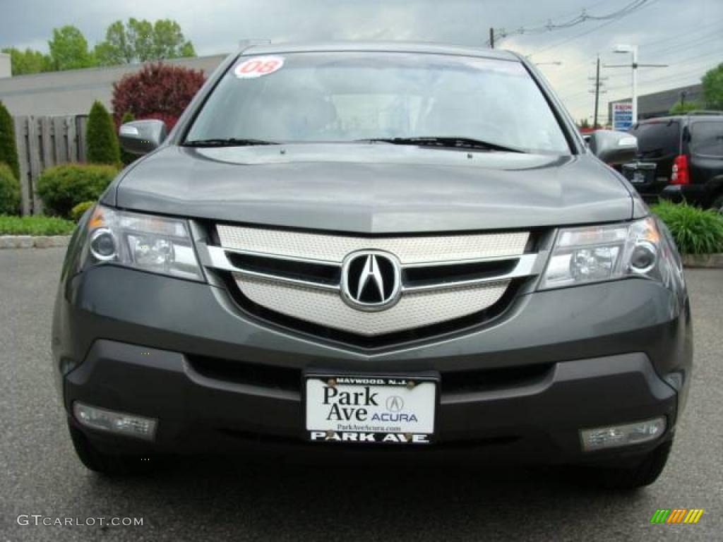 2008 MDX Technology - Nimbus Gray Metallic / Ebony photo #2