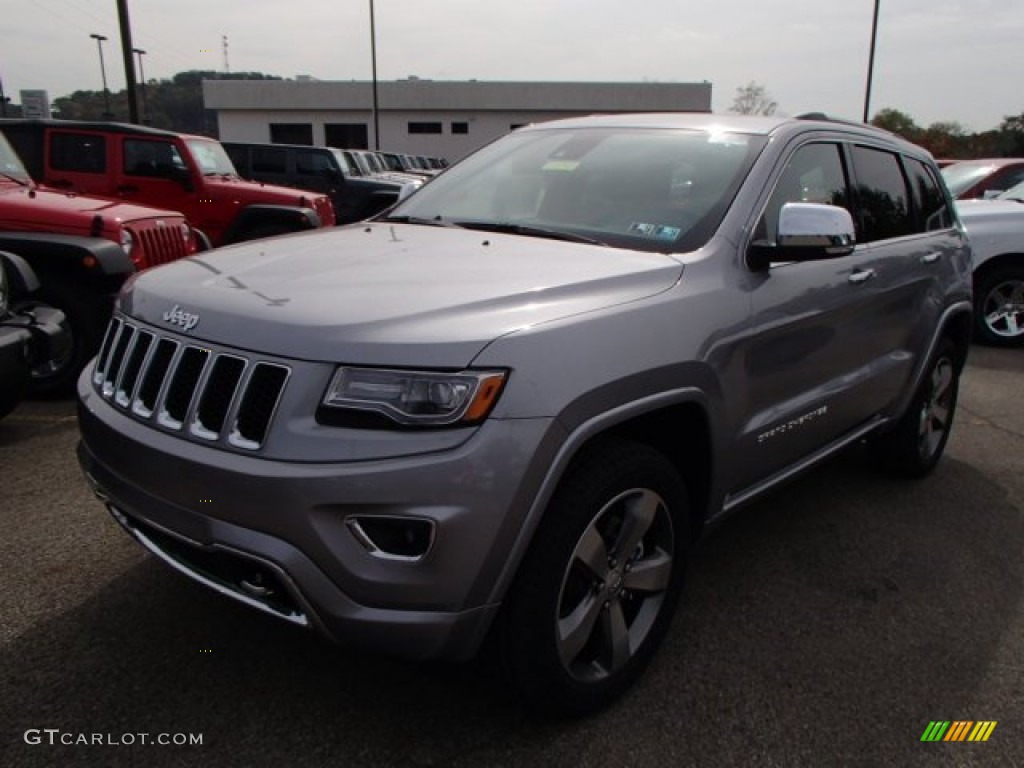 2014 Grand Cherokee Overland 4x4 - Billet Silver Metallic / Overland Morocco Black photo #2