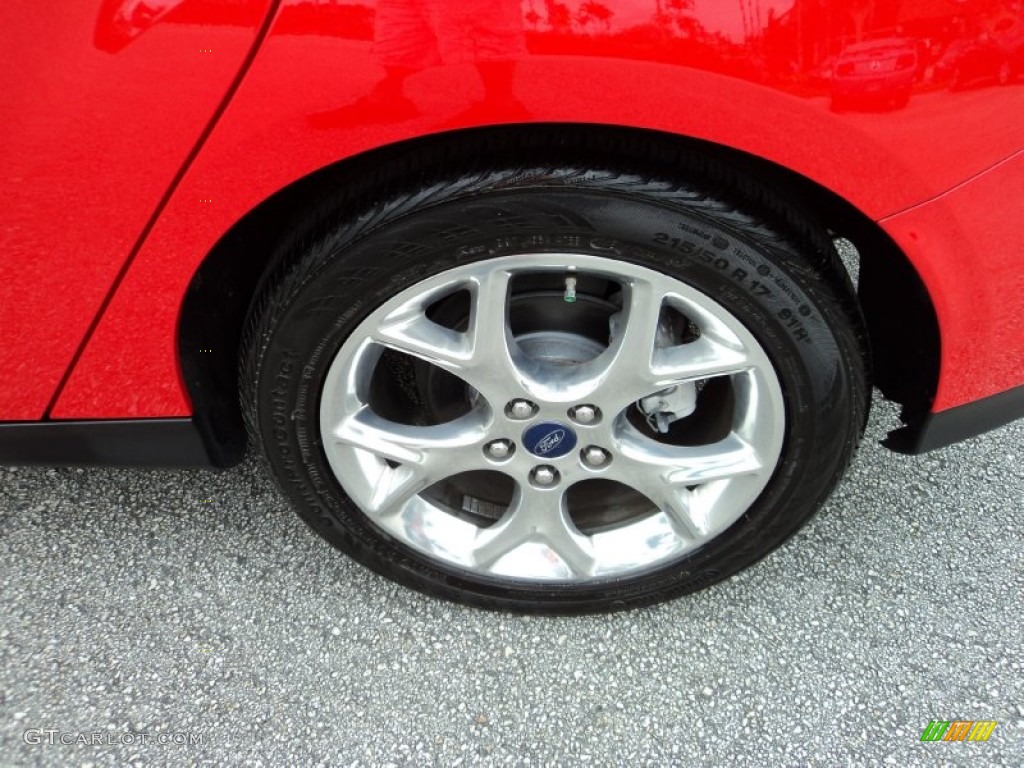 2012 Focus SEL 5-Door - Race Red / Stone photo #10