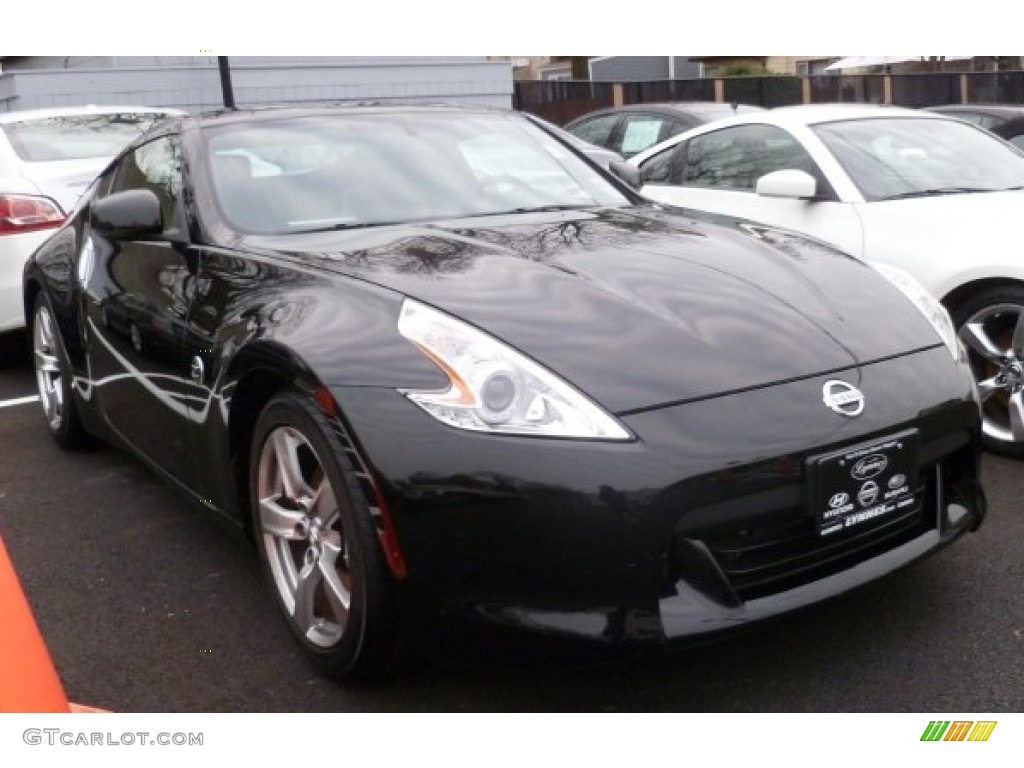 2009 370Z Coupe - Magnetic Black / Black Cloth photo #1