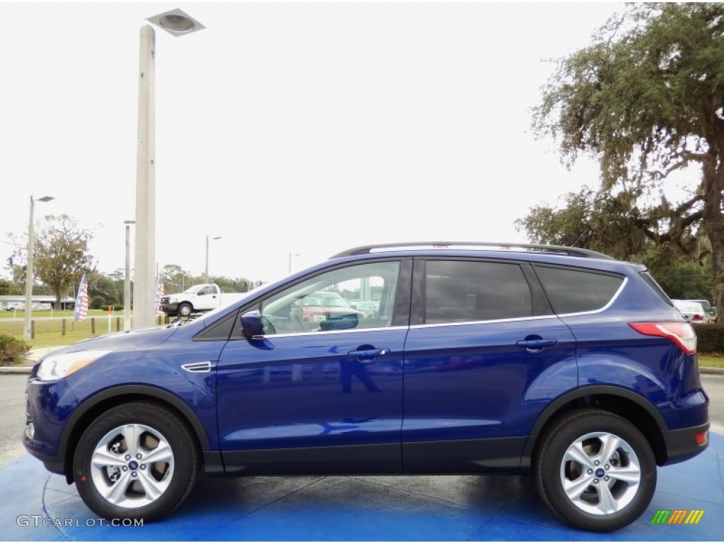 2014 Escape SE 2.0L EcoBoost - Deep Impact Blue / Medium Light Stone photo #2