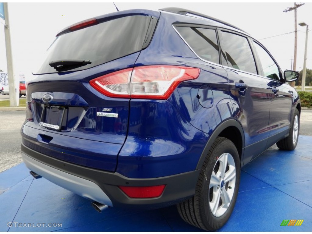 2014 Escape SE 2.0L EcoBoost - Deep Impact Blue / Medium Light Stone photo #3