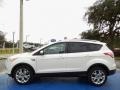 2014 White Platinum Ford Escape Titanium 2.0L EcoBoost  photo #2